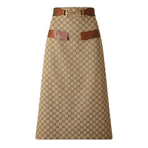 gucci monogram skirt|gucci pleated skirt.